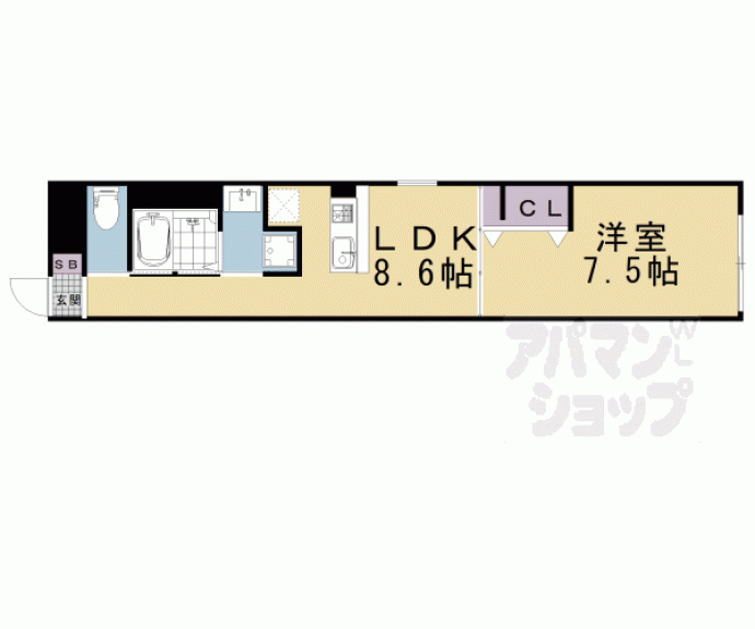 【アイリス清水五条】間取
