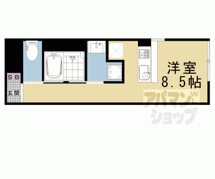 【アイリス清水五条】間取