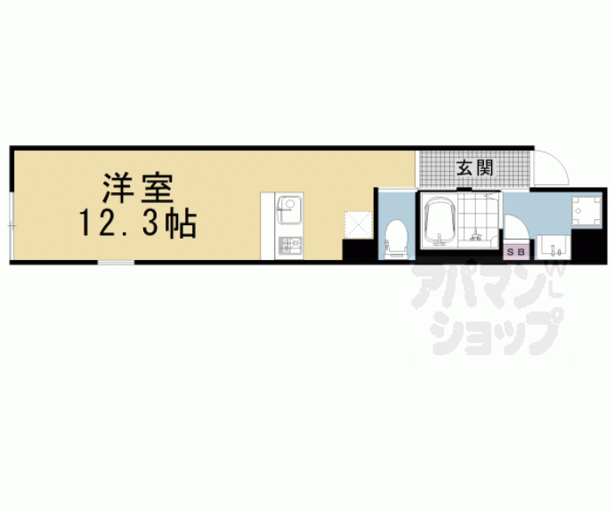 【アイリス清水五条】間取