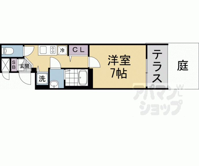 【アドバンス京都烏丸町】間取