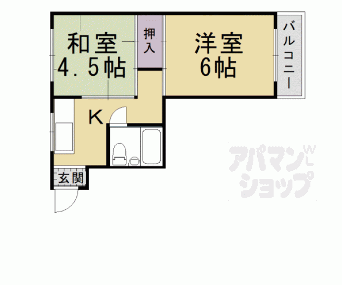 【フィオーレ桂坂】間取