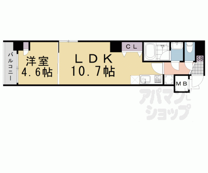 【Orchid Court四条大宮】間取