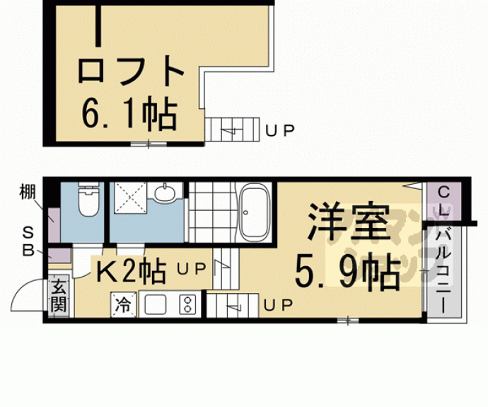 【うたたねコート】間取