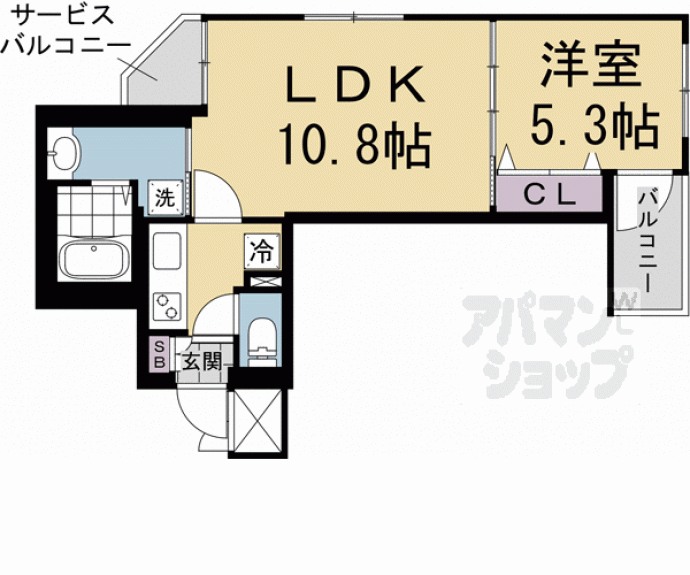 【ファーストフィオーレ京都コーヴォ】間取