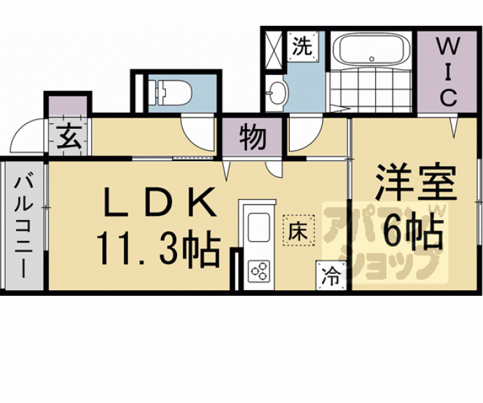 【カルムベルフルール】間取