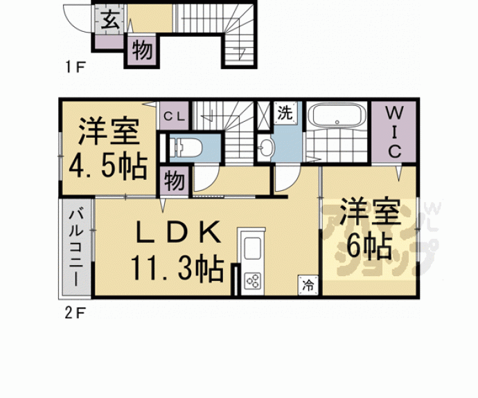 【カルムベルフルール】間取