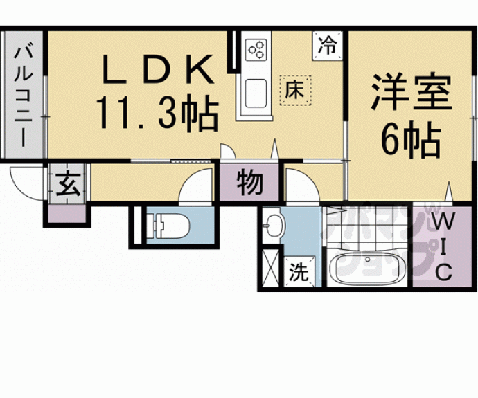【カルムベルフルール】間取
