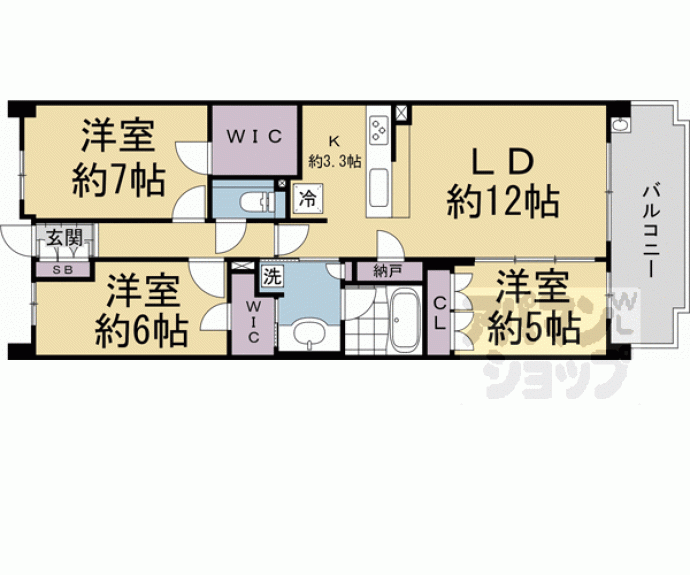 【プレミスト京都松ヶ崎】間取