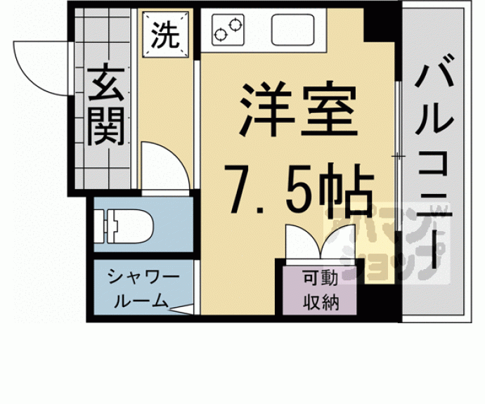 【エスポワール里西】間取