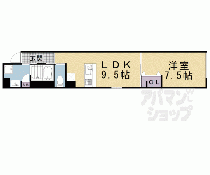 【アイリス清水五条】間取