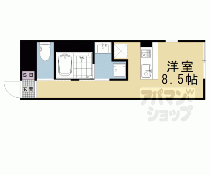 【アイリス清水五条】間取