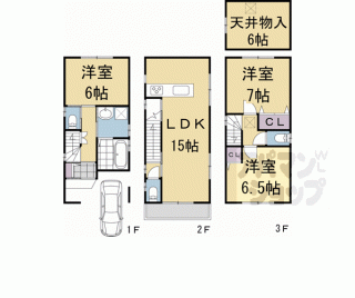 【深草墨染町貸家】