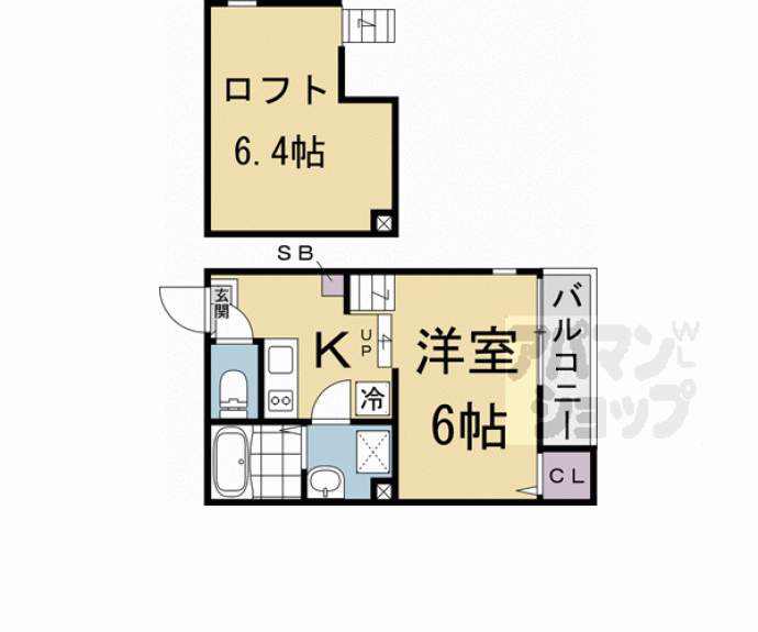 【ハーモニーテラス景勝町Ⅱ】間取