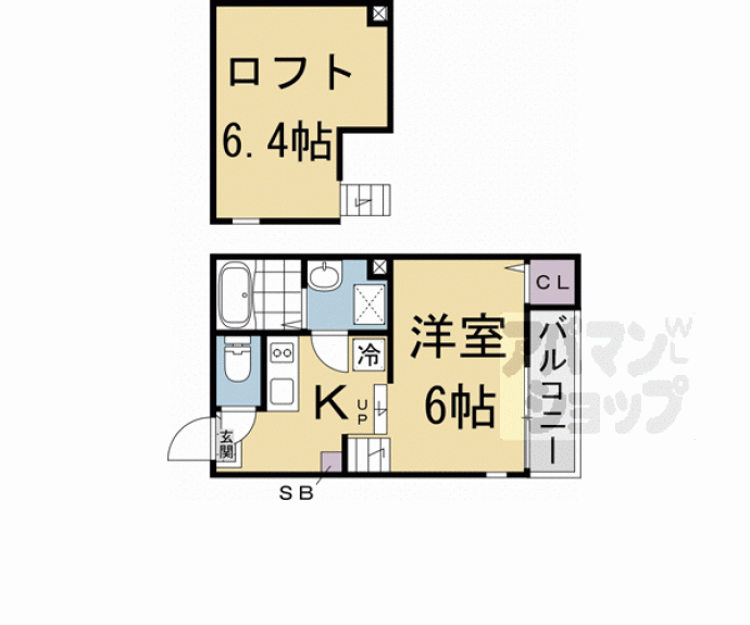【ハーモニーテラス景勝町Ⅱ】間取