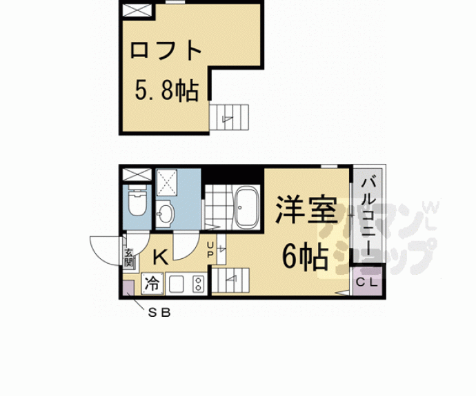 【ハーモニーテラス景勝町Ⅱ】間取