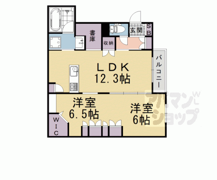【仮）長岡京市東和苑ヘーベルメゾン】間取