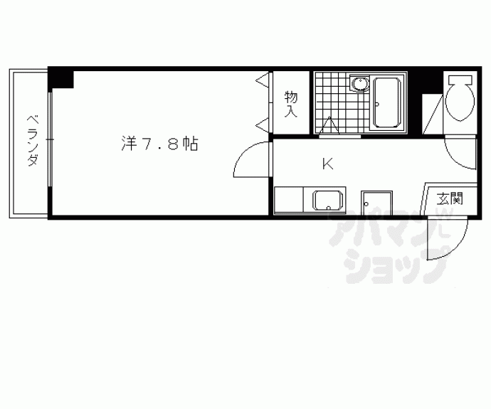 【カームハウス】間取