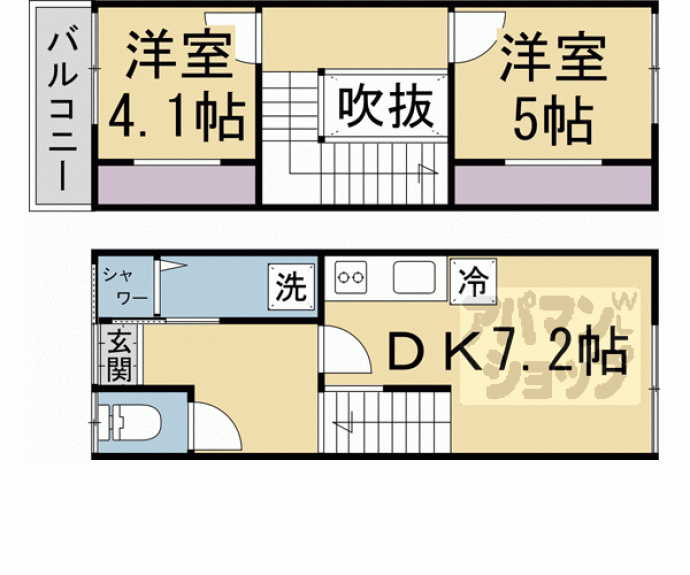 【二条城リノベハウス】間取