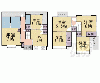 【竹鼻西ノ口町貸家】