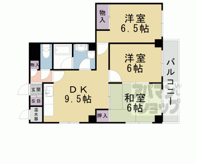 【カーサ瀬田】間取