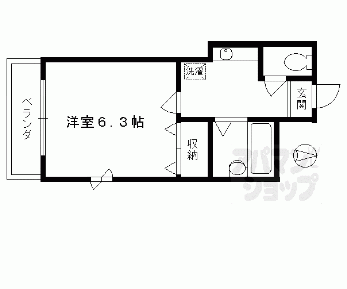 【エクセレント二条】間取