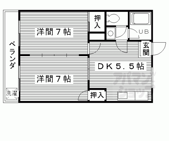 【ＶＩＬＬＡ　ＤＩ　ＬＩＮＮＥ】間取