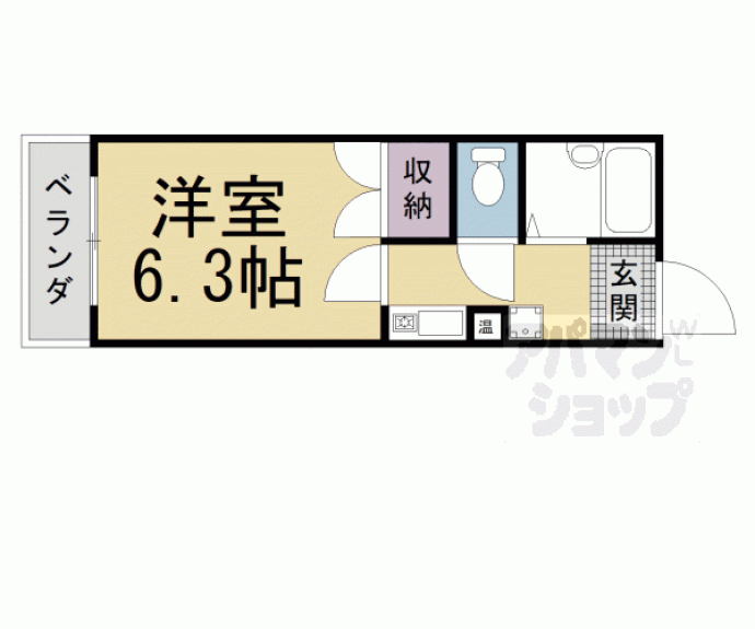 【パルコーポ太子道】間取