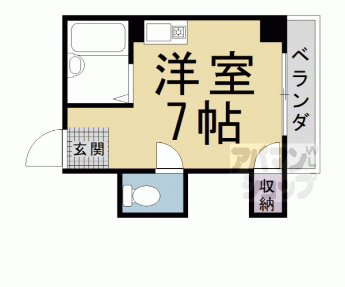 【パルコーポ太子道】間取