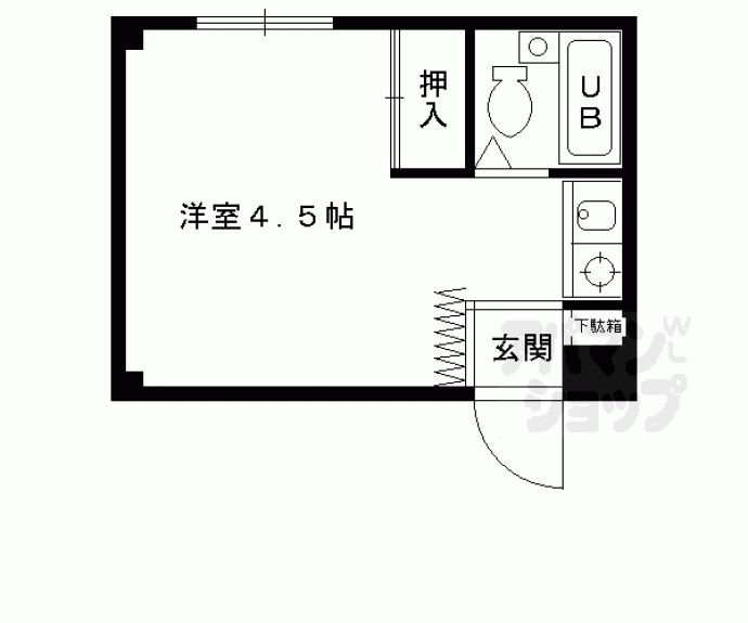 【大将軍戸建カーサＡ】間取