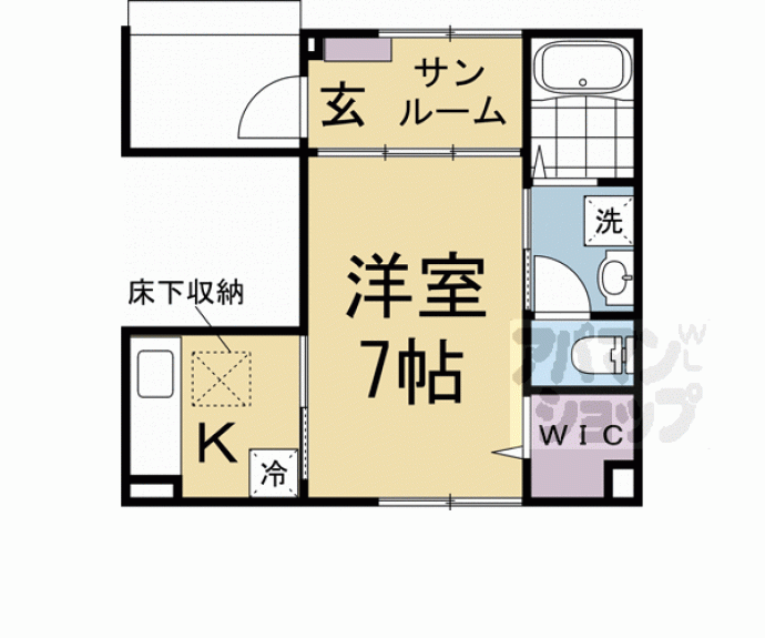 【等持院東町アパート】間取