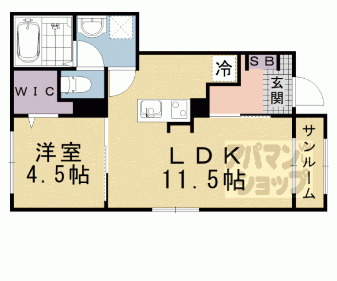 【カルムメゾン悠】間取