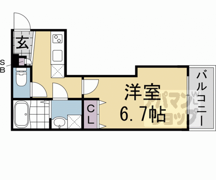 【ジーメゾン十条ウエスト】間取