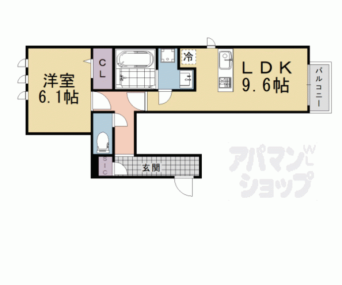 【Ｄ－ＲＯＯＭ桂】間取