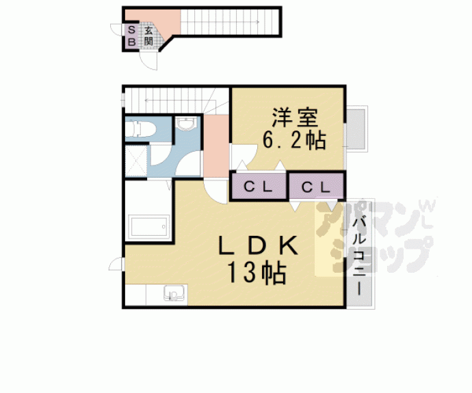 【セピアコートホームズⅡ】間取