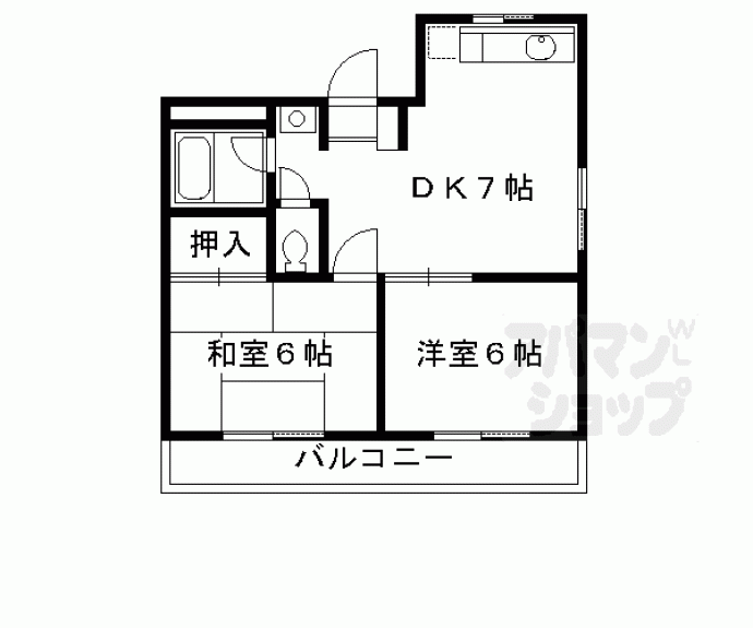 【パークレットユニオン】間取