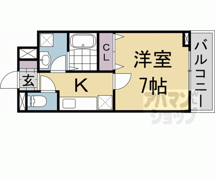 【ヒカルサ京都御薗橋通】間取