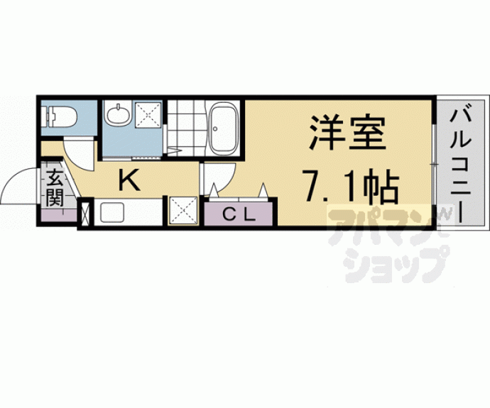 【ヒカルサ京都御薗橋通】間取