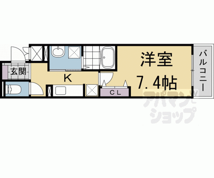 【ヒカルサ京都御薗橋通】間取