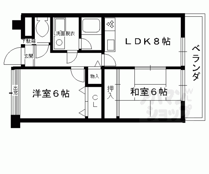 【カルモ中村】間取