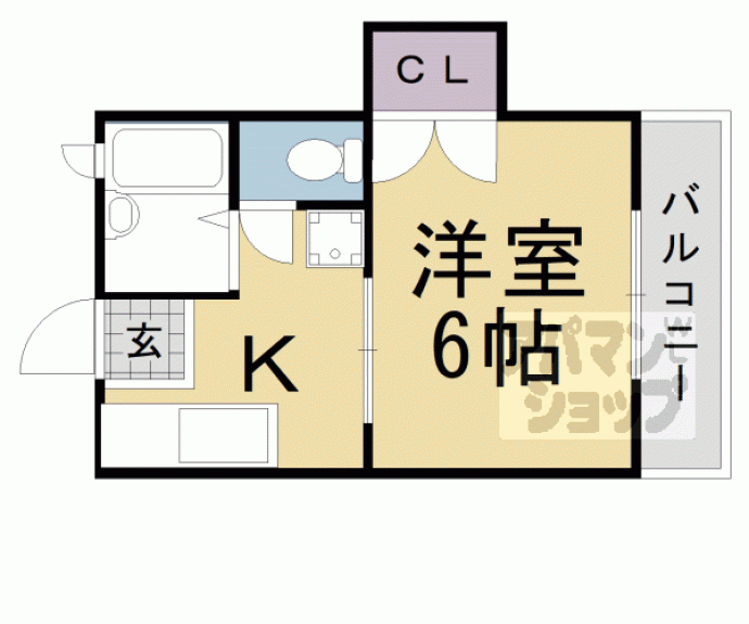 【ブライトインナカジマ】間取