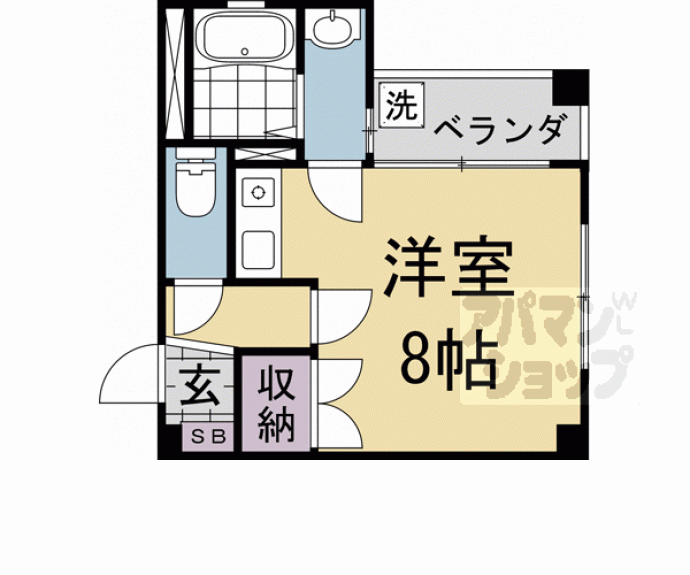 【ドゥエル西院】間取