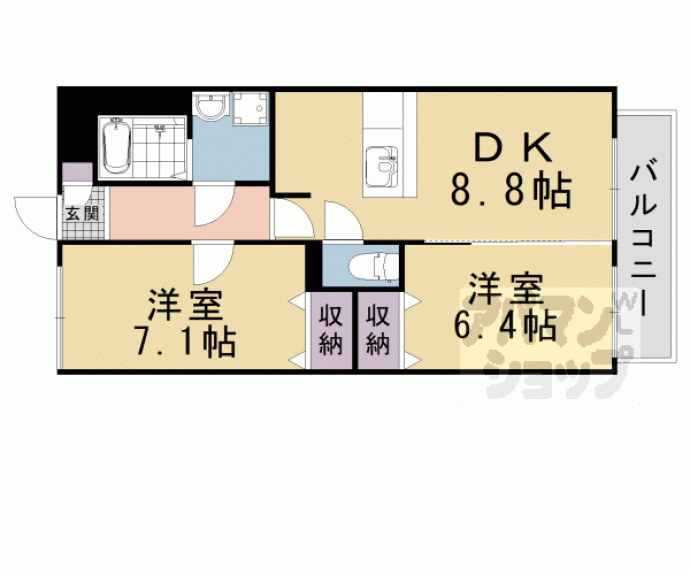 【ユーワハイツ】間取