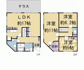 【壬生西檜町　貸戸建】