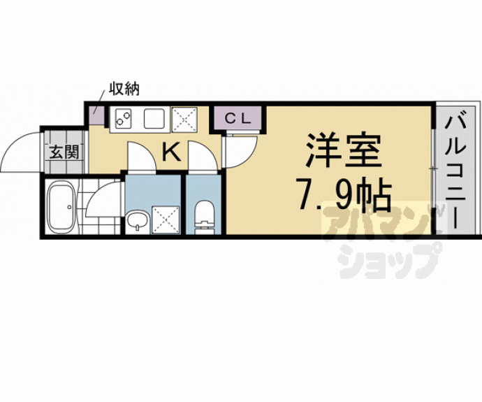 【ヴィラ白川】間取