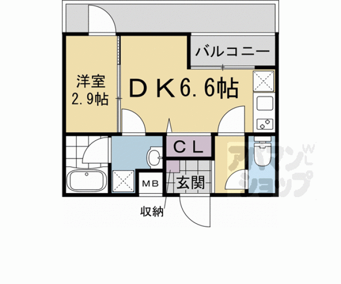 【ヴィラ白川】間取