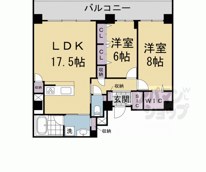 【ＲＯＵＡＧＥ御所南】間取
