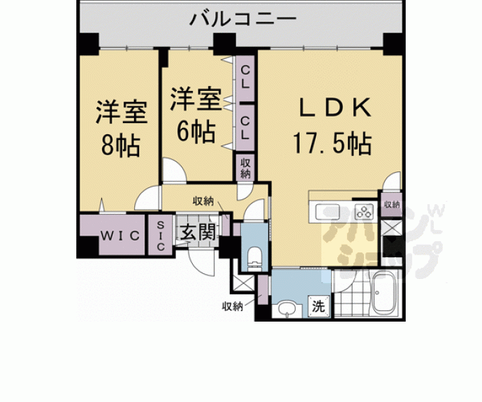 【ＲＯＵＡＧＥ御所南】間取