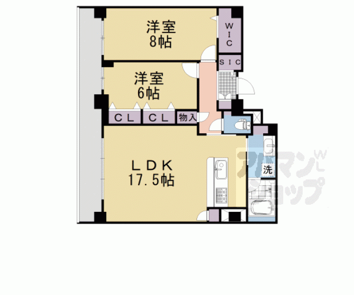 【ＲＯＵＡＧＥ御所南】間取