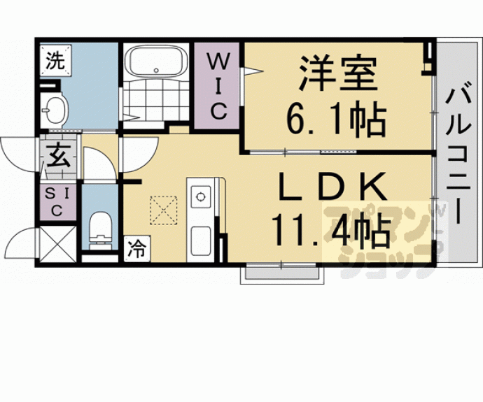 【グランウエスト・J】間取