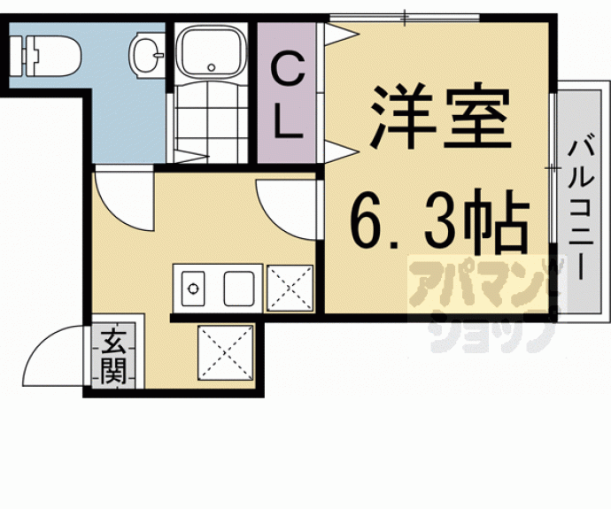 【ハイム下鴨】間取